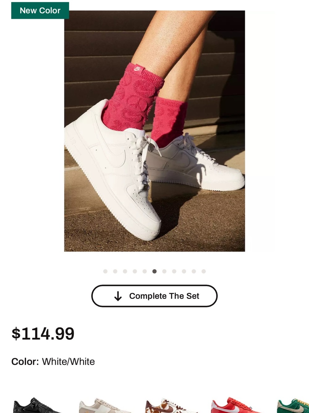 Nike Women's Air Force 1 '07 Shoes. Size 8. RP $120.